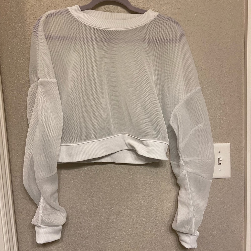 Alo yoga mesh pullover